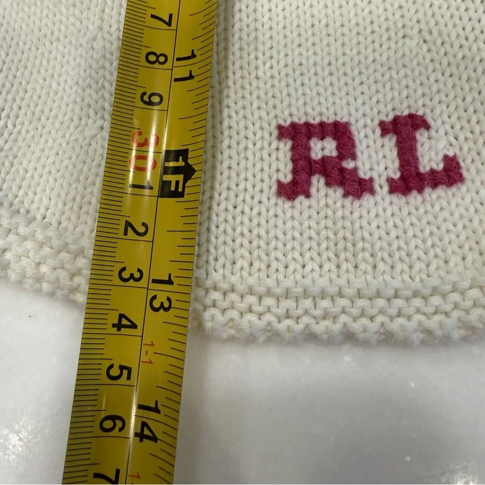 Ralph Lauren Girls 2 PCS Set Pink Corduroy Skirt 2T & Cardigan Sweater  24 Mo